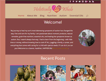 Tablet Screenshot of holisticallywhole.com